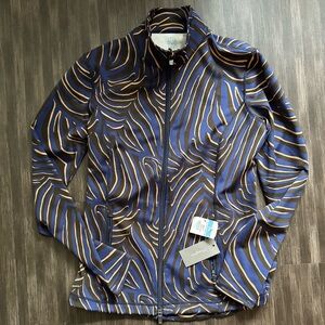 J McLaughlin Billie Jacket Zambria Zebra Print